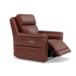 Juno Recliner Armchair - Power Recliner Armchair with USB Cat 60 - Power Recliner with USB — Cat-60/07 Montana Butterscotch, gallery image 1