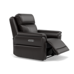 Juno Recliner Armchair - Power Recliner Armchair with USB Cat 60 - Power Recliner with USB — Cat-60/09 Montana Black Coffee, gallery image 1