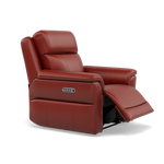 Juno Recliner Armchair - Power Recliner Armchair with USB Cat 60 - Power Recliner with USB — Cat-60/11 Montana Flame, gallery image 1