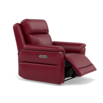Juno Recliner Armchair - Power Recliner Armchair with USB Cat 60 - Power Recliner with USB — Cat-60/13 Montana Cranberry, gallery image 1