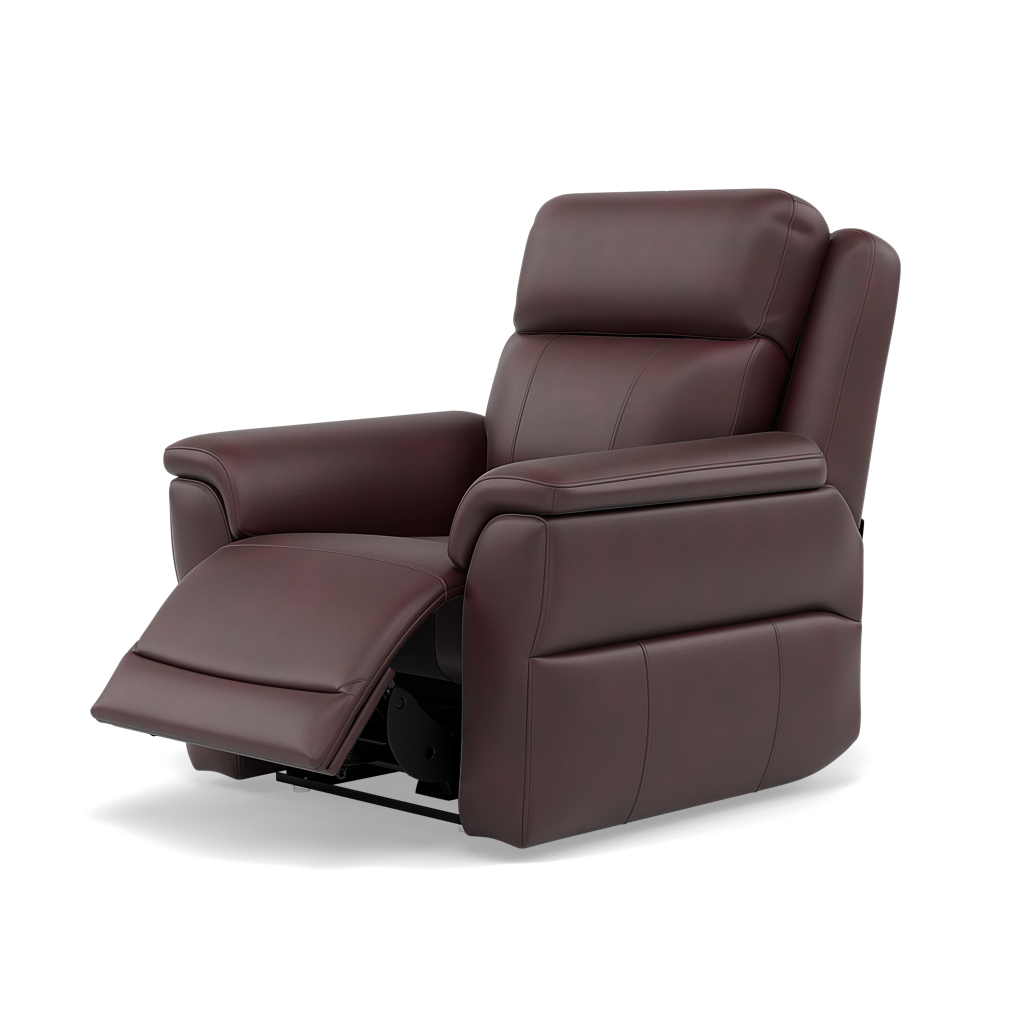 Juno Recliner Armchair - Power Recliner Armchair with USB Cat 60 - Power Recliner with USB — Cat-60/15 Montana Ruby, gallery image 3