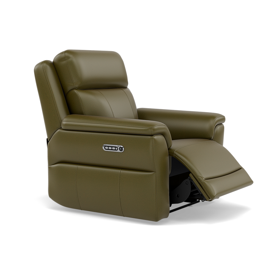 Juno Recliner Armchair - Power Recliner Armchair with USB Cat 60 - Power Recliner with USB — Cat-60/16 Montana Oregano, gallery image 1