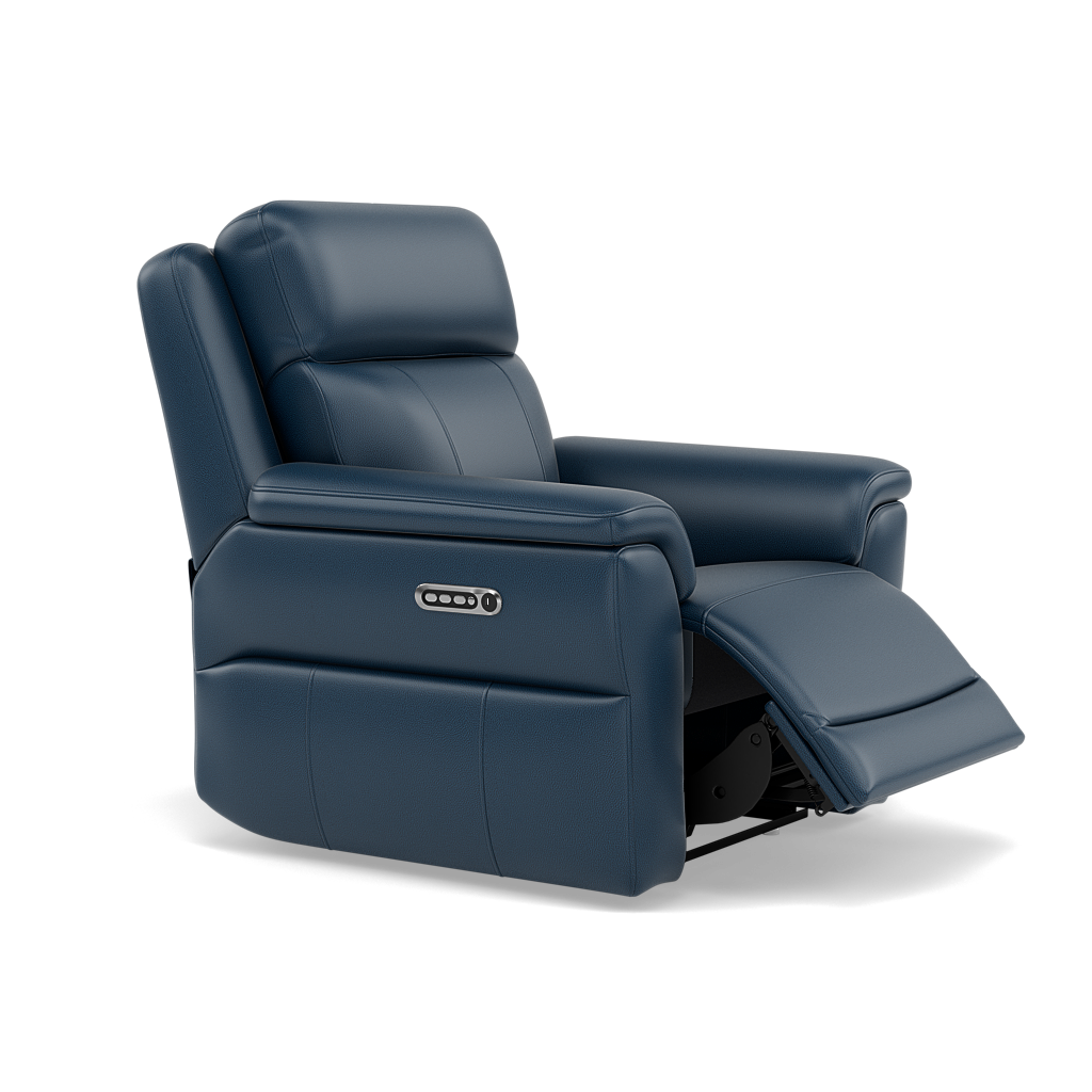 Juno Recliner Armchair - Power Recliner Armchair with USB Cat 60 - Power Recliner with USB — Cat-60/17 Montana Ocean, gallery image 1