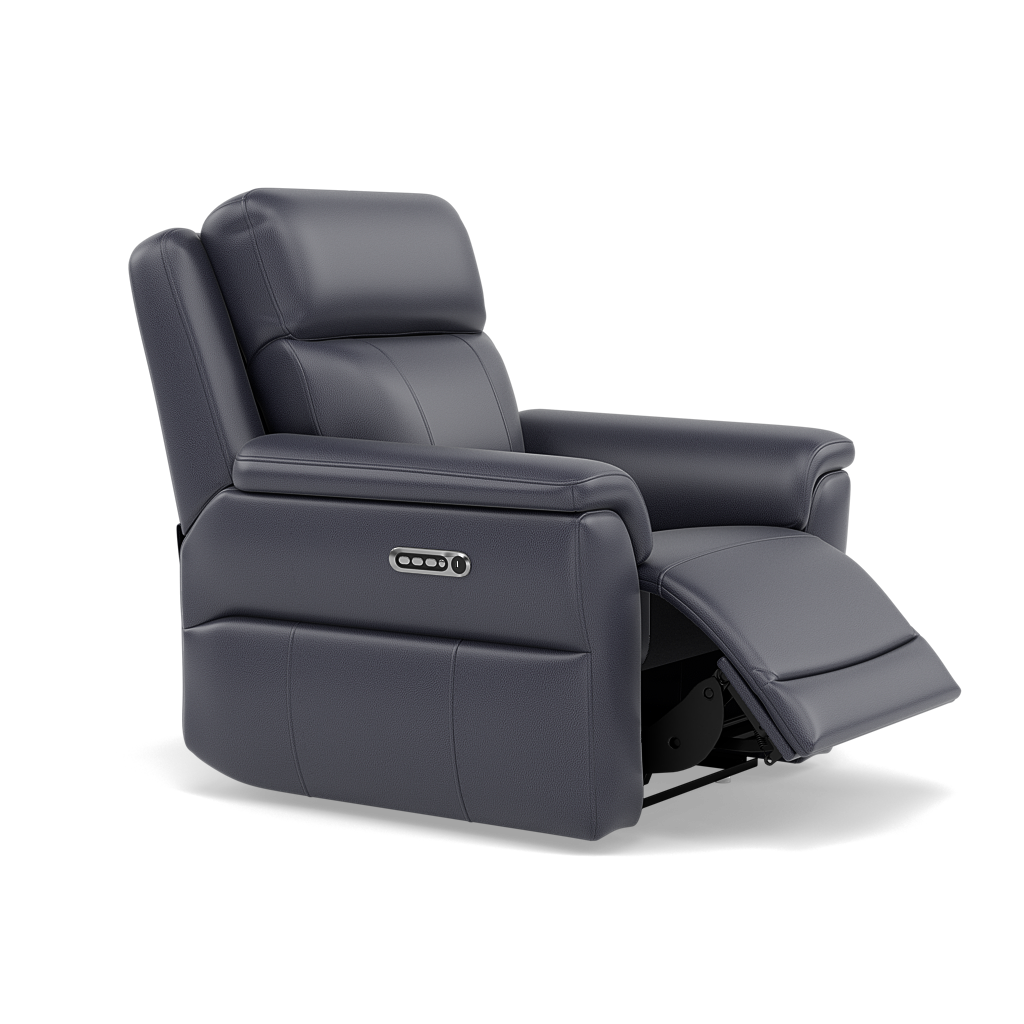 Juno Recliner Armchair - Power Recliner Armchair with USB Cat 60 - Power Recliner with USB — Cat-60/18 Montana Lavender Grey, gallery image 1