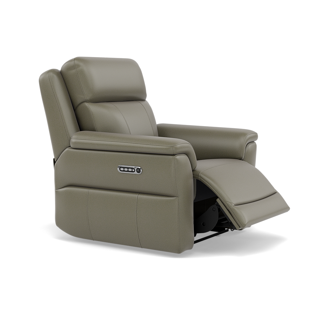 Juno Recliner Armchair - Power Recliner Armchair with USB Cat 60 - Power Recliner with USB — Cat-60/20 Montana Pewter, gallery image 1