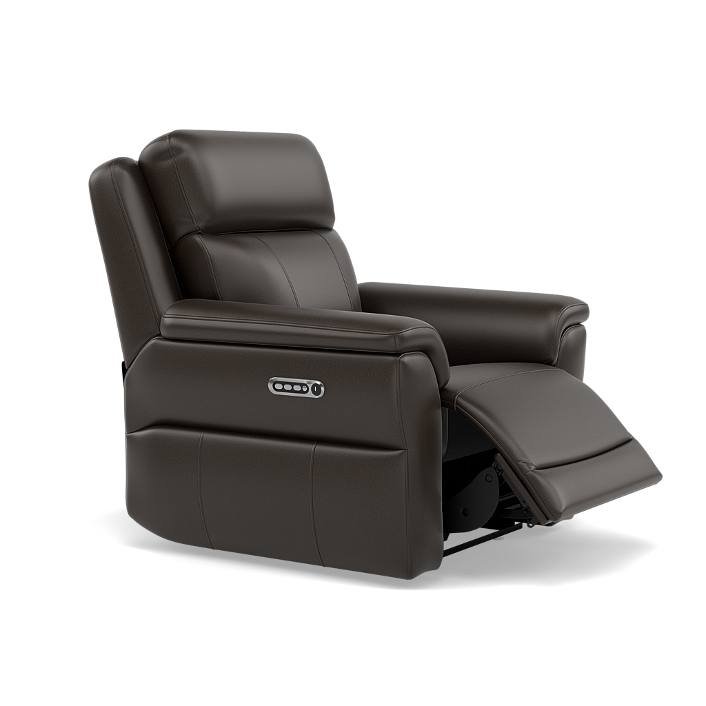 Juno Recliner Armchair - Power Recliner Armchair with USB Cat 60 - Power Recliner with USB — Cat-60/21 Montana Storm, gallery image 1