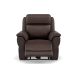 Juno Recliner Armchair - Power Recliner Armchair with USB Cat 60 - Power Recliner with USB Sterling Home 8 Cat-60/08 Montana Chocolate