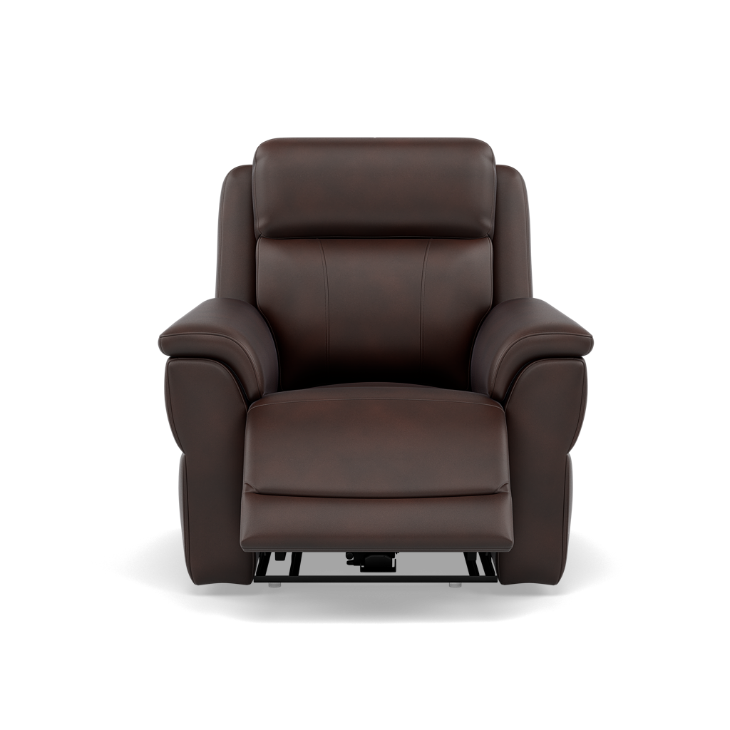 Juno Recliner Armchair - Power Recliner Armchair with USB Cat 60 - Power Recliner with USB Sterling Home 8 Cat-60/08 Montana Chocolate