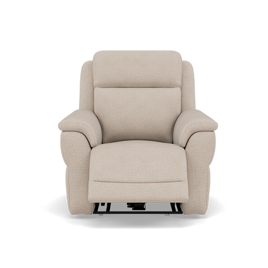 Juno Recliner Armchair - Power Recliner Armchair with USB F8 - Power Recliner with USB Sterling Home 11 Hopsack Natural 70002