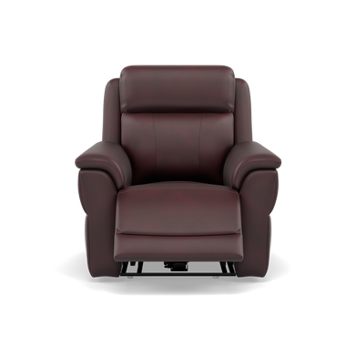 Juno Recliner Armchair - Power Recliner Chair Lumbar Support Cat 60 - Power with Power Lumbar & USB Sterling Home 13 Cat-60/15 Montana Ruby