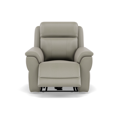 Juno Recliner Armchair - Power Recliner Chair Lumbar Support Cat 60 - Power with Power Lumbar & USB Sterling Home 22 Cat-60/28 Montana New Grey