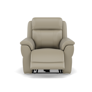Juno Recliner Armchair - Power Recliner Chair Lumbar Support Cat 60 - Power with Power Lumbar & USB Sterling Home 1 Cat-60/23 Montana Lead Grey