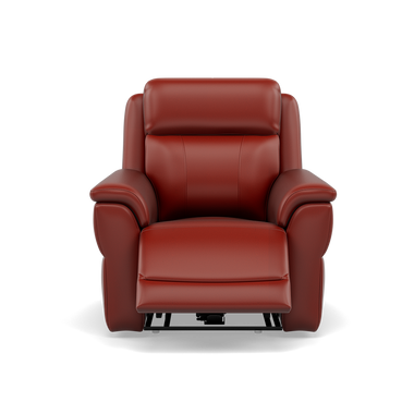 Juno Recliner Armchair - Power Recliner Chair Lumbar Support Cat 60 - Power with Power Lumbar & USB Sterling Home 11 Cat-60/11 Montana Flame