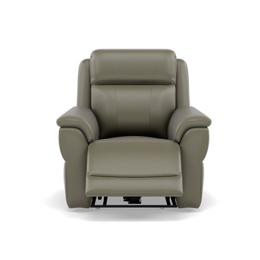 Juno Recliner Armchair - Power Recliner Chair Lumbar Support Cat 60 - Power with Power Lumbar & USB Sterling Home 17 Cat-60/20 Montana Pewter