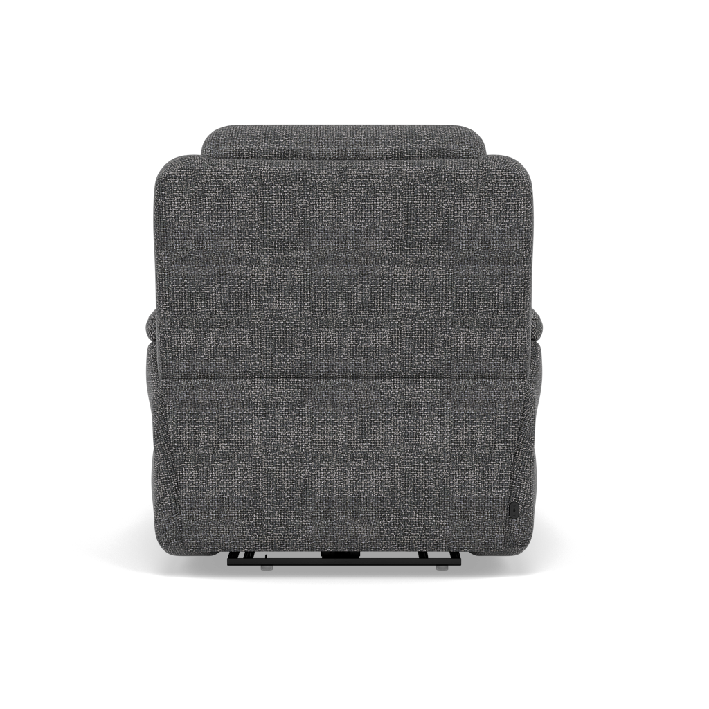 Juno Recliner Armchair - Power Recliner Chair Lumbar Support F8 - Power with Power Lumbar & USB — Hopsack Charcoal 70006, gallery image 2