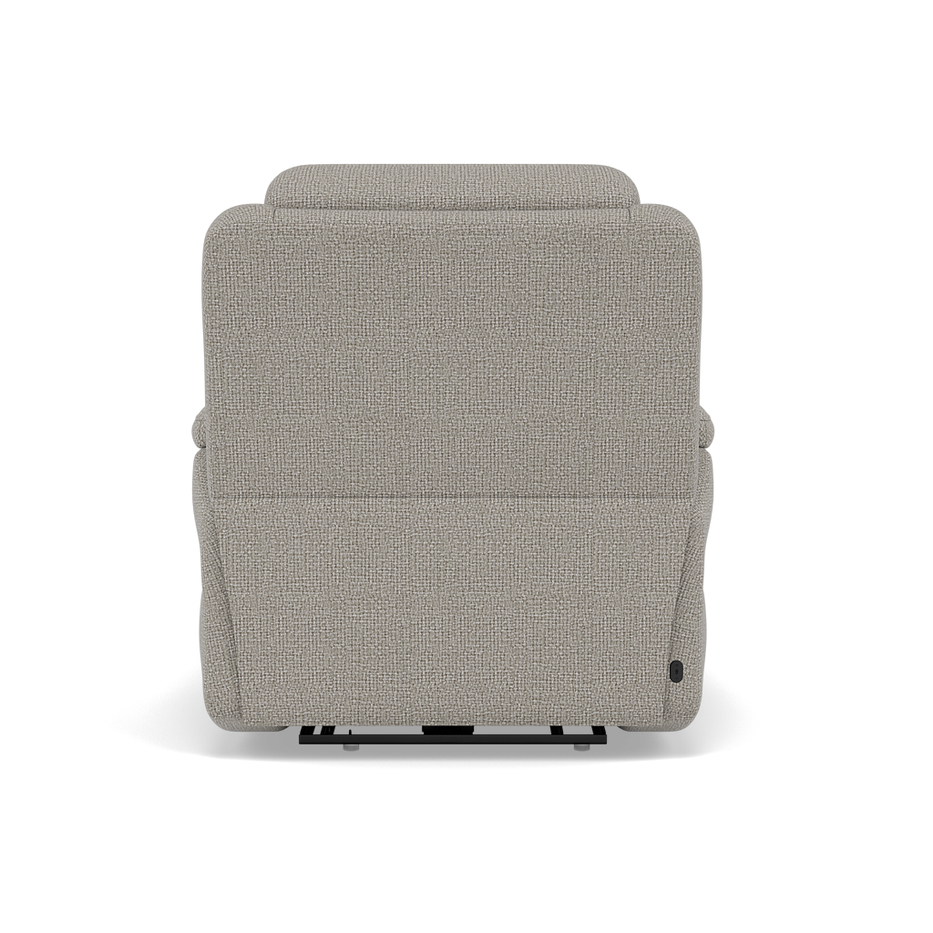 Juno Recliner Armchair - Power Recliner Chair Lumbar Support F8 - Power with Power Lumbar & USB — Hopsack Dove 70001, gallery image 2