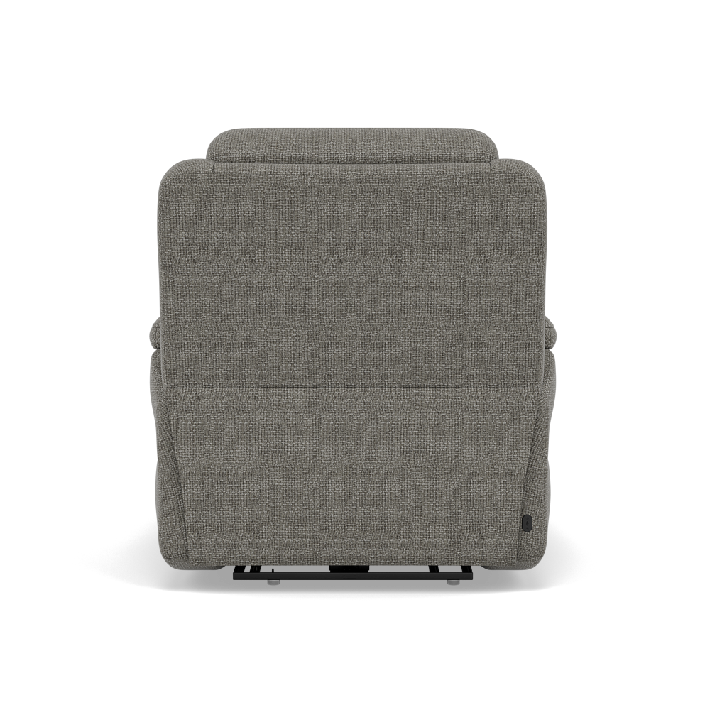 Juno Recliner Armchair - Power Recliner Chair Lumbar Support F8 - Power with Power Lumbar & USB — Hopsack Platinum 70003, gallery image 2