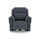 Juno Recliner Armchair - Power Recliner Chair Lumbar Support F8 - Power with Power Lumbar & USB Sterling Home 7 Hopsack Midnight 70005