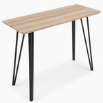 Kito Console Table - Console Table Faux Antique Oak / Black Powder Tables Sterling Home 1