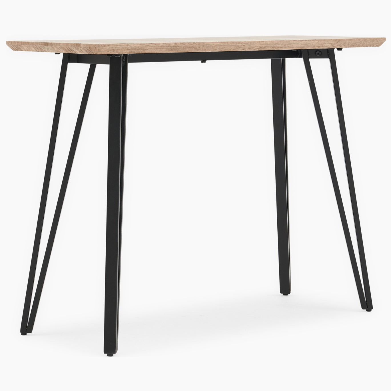 Kito Console Table - Console Table Faux Antique Oak / Black Powder Tables Sterling Home 5