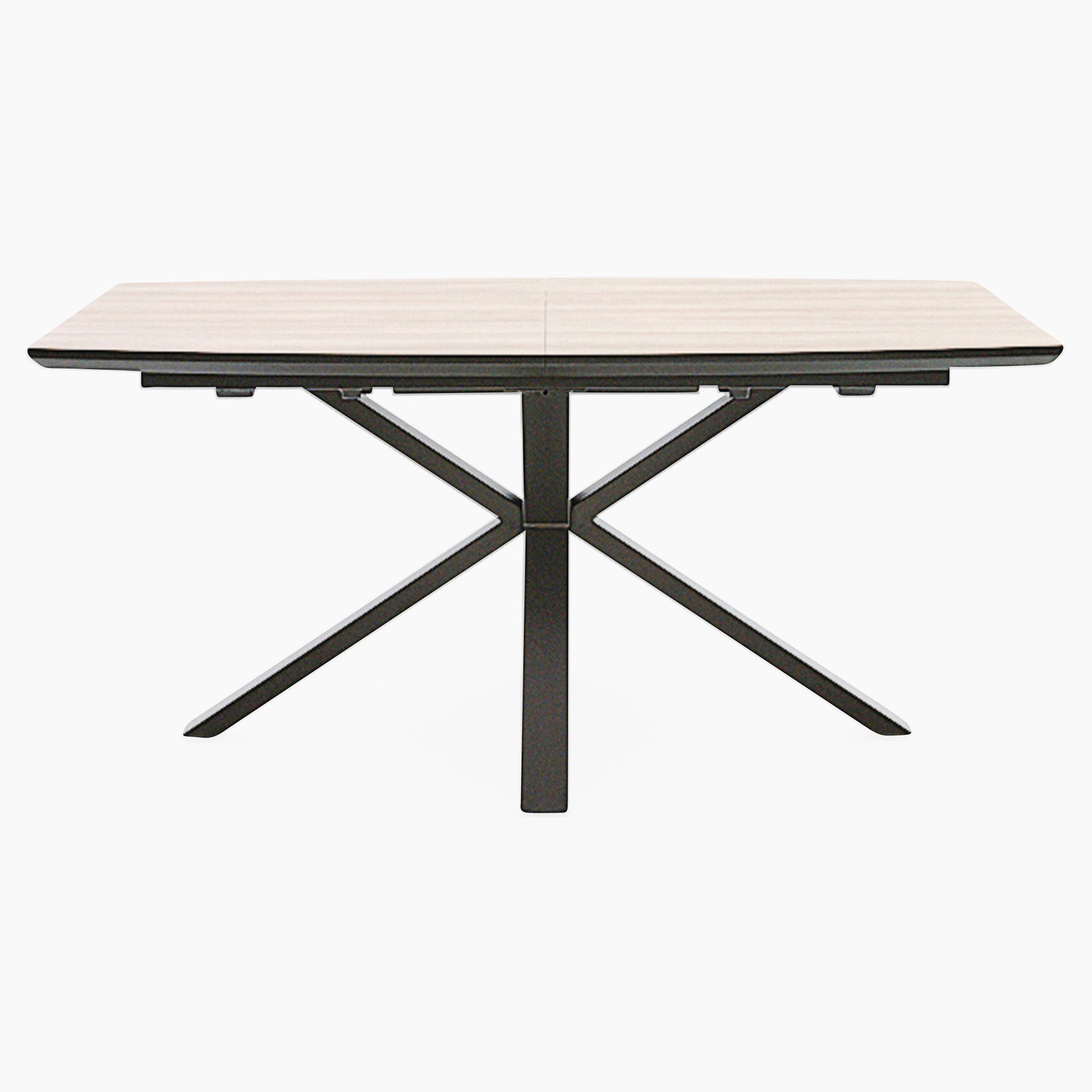 Kito Exending Dining Table - Extending Dining Table Faux Antique Oak / Black Powder Tables Sterling Home 1