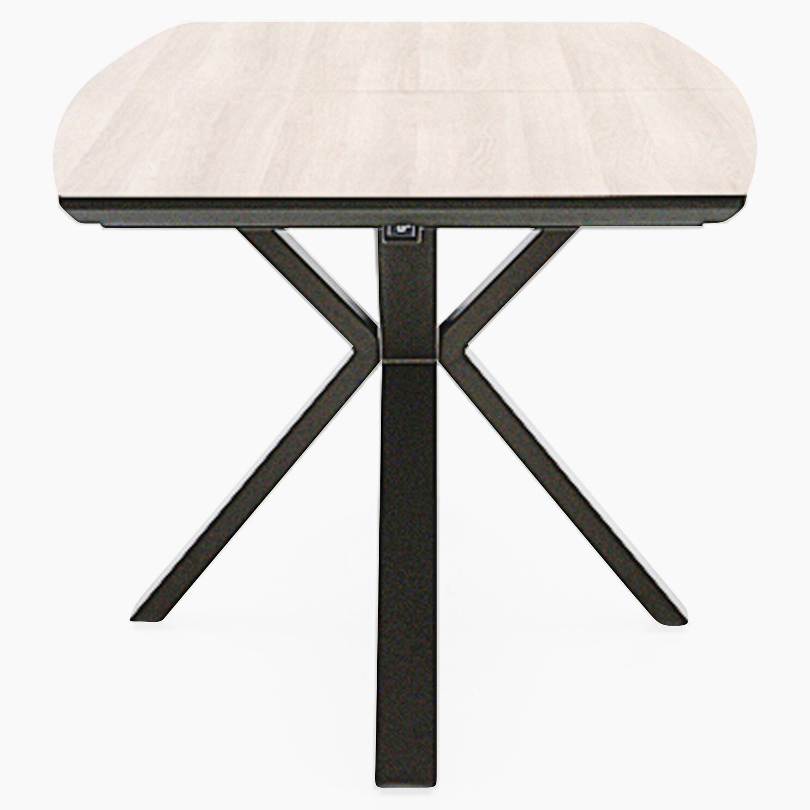 Kito Exending Dining Table - Extending Dining Table Faux Antique Oak / Black Powder Tables Sterling Home 4