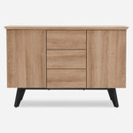 Kito Sideboard - Sideboard Faux Antique Oak / Black Powder Storage Sterling Home 1