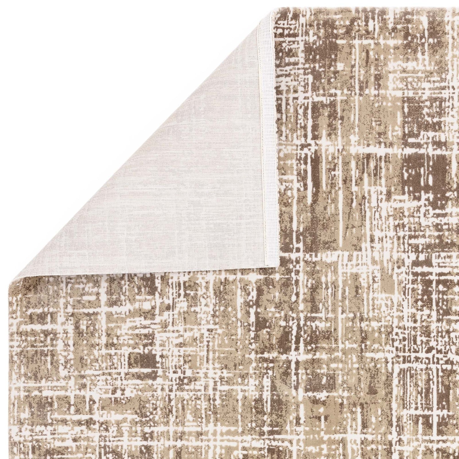Karis Abstract Beige Rug - Abstract Beige   - 120cm x 170cm