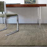 Karis Plain Stripe Khaki Rug - Plain Stripe Khaki - 120cm x 170cm