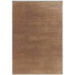 Karis Plain Stripe Terracotta Rug - Plain Stripe Terracotta - 120cm x 170cm