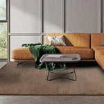 Karis Plain Stripe Terracotta Rug - Plain Stripe Terracotta - 120cm x 170cm