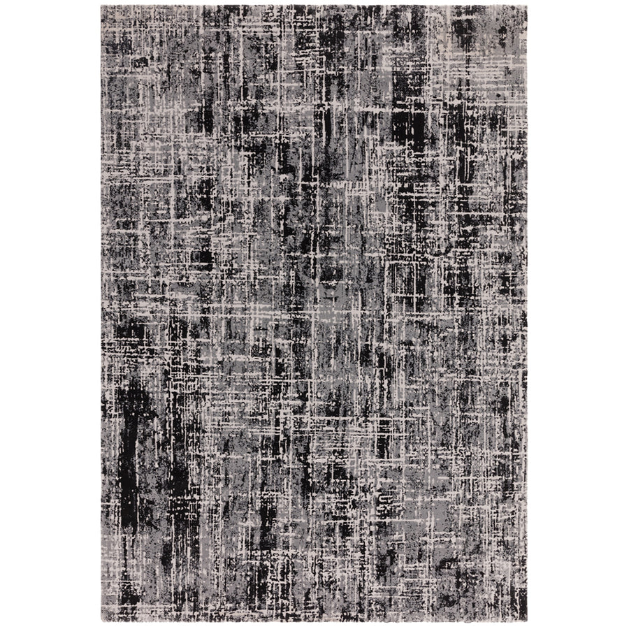 Karis Abstract Black Rug - Abstract Black - 160cm x 230cm Sterling Home 1