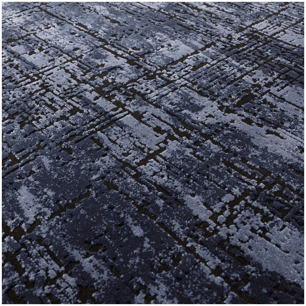 Karis Abstract Navy Rug - Abstract Navy - 200cm x 290cm Sterling Home 4