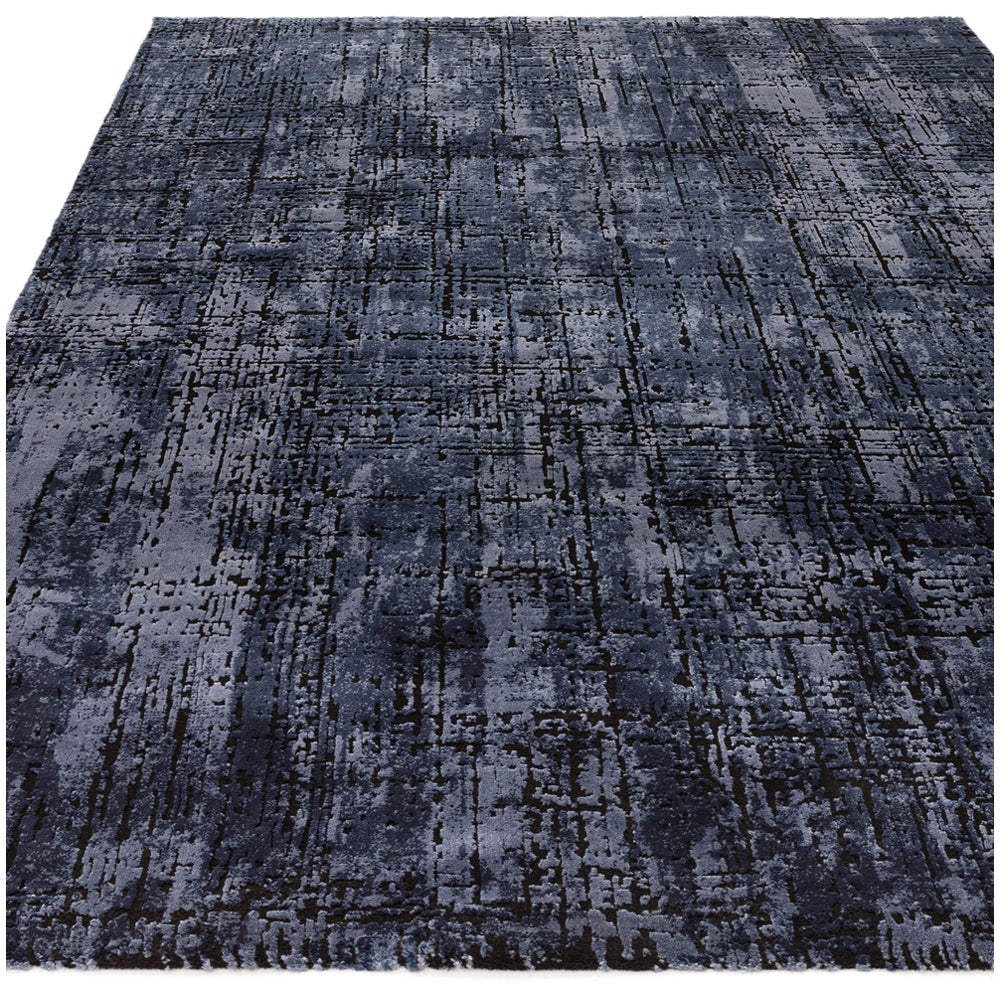 Karis Abstract Navy Rug - Abstract Navy - 200cm x 290cm Sterling Home 6