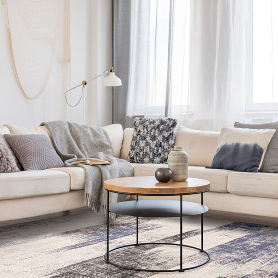 Karis Lines Blue Rug - Lines Blue - 200cm x 290cm Sterling Home 2