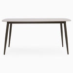 Leo Dining Table - Dining Table Matt Ceramic / Warm Brown Powder Legs Tables Sterling Home 1