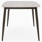 Leo Dining Table - Dining Table Matt Ceramic / Warm Brown Powder Legs Tables Sterling Home 3