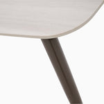 Leo Dining Table - Dining Table Matt Ceramic / Warm Brown Powder Legs Tables Sterling Home 4
