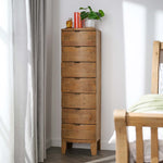 Lexington 7 Drawer Cabinet - 7 Drawer Tall Chest Sundried Wheat Storage Sterling Home 2