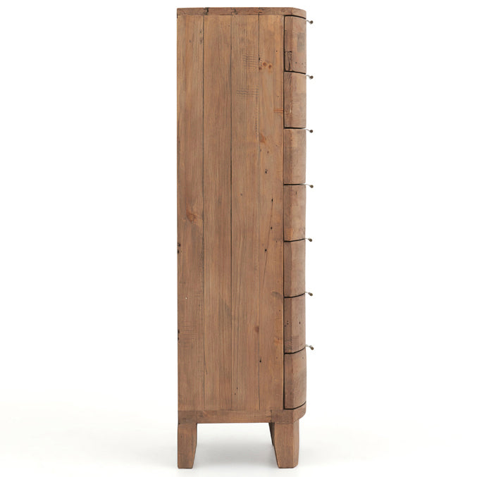 Lexington 7 Drawer Cabinet - 7 Drawer Tall Chest Sundried Wheat Storage Sterling Home 6