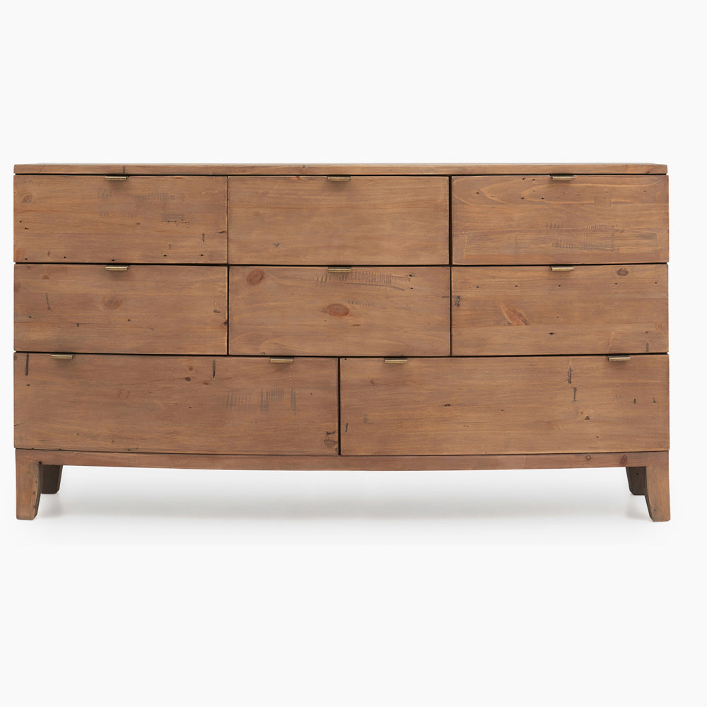 Lexington 8 Drawer Wide Chest - 8 Drawer Wide Chest Sundried Wheat Chests of Drawers Sterling Home 1