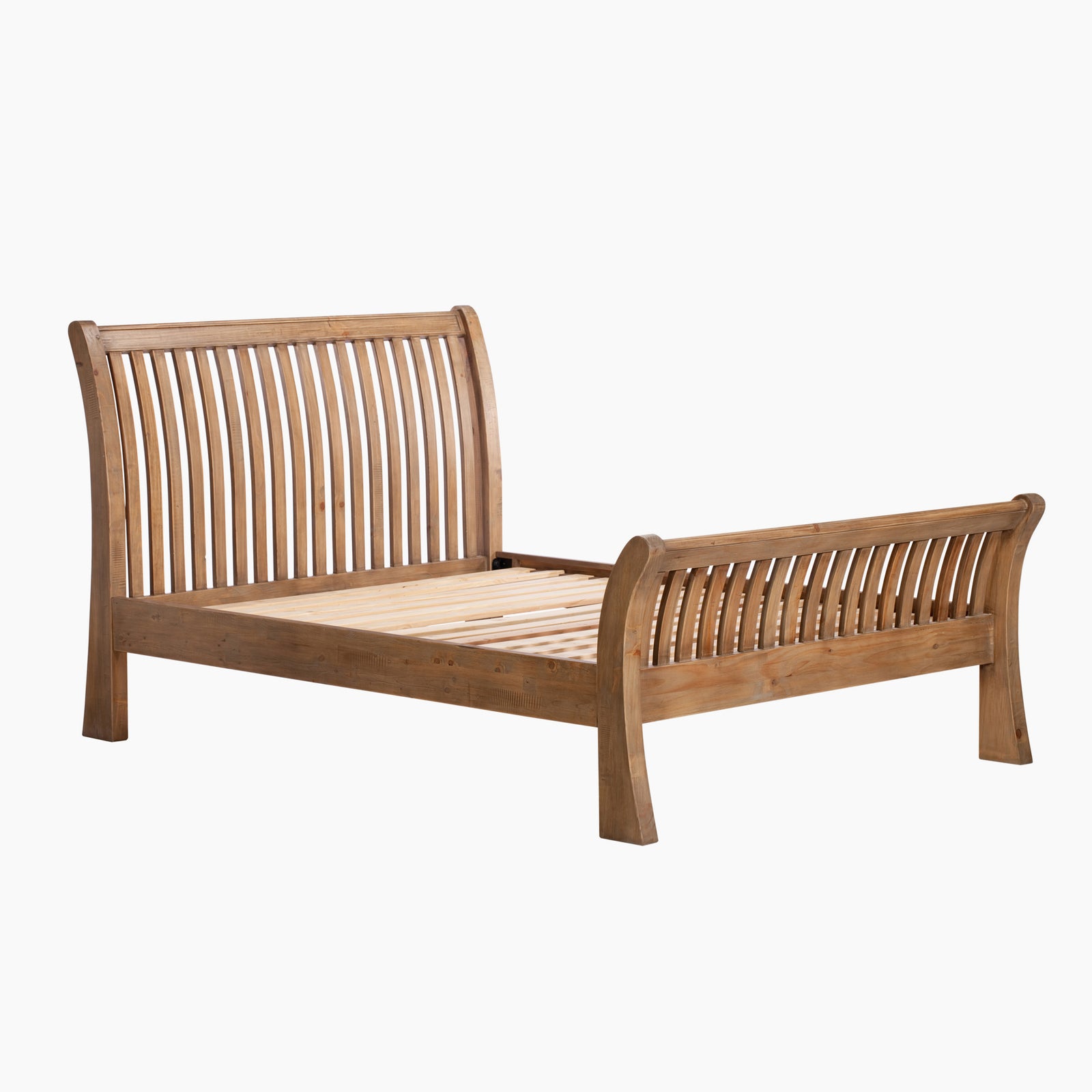 Lexington Bed - 6'0 Slatted Bedstead Sundried Wheat Sterling Home 8