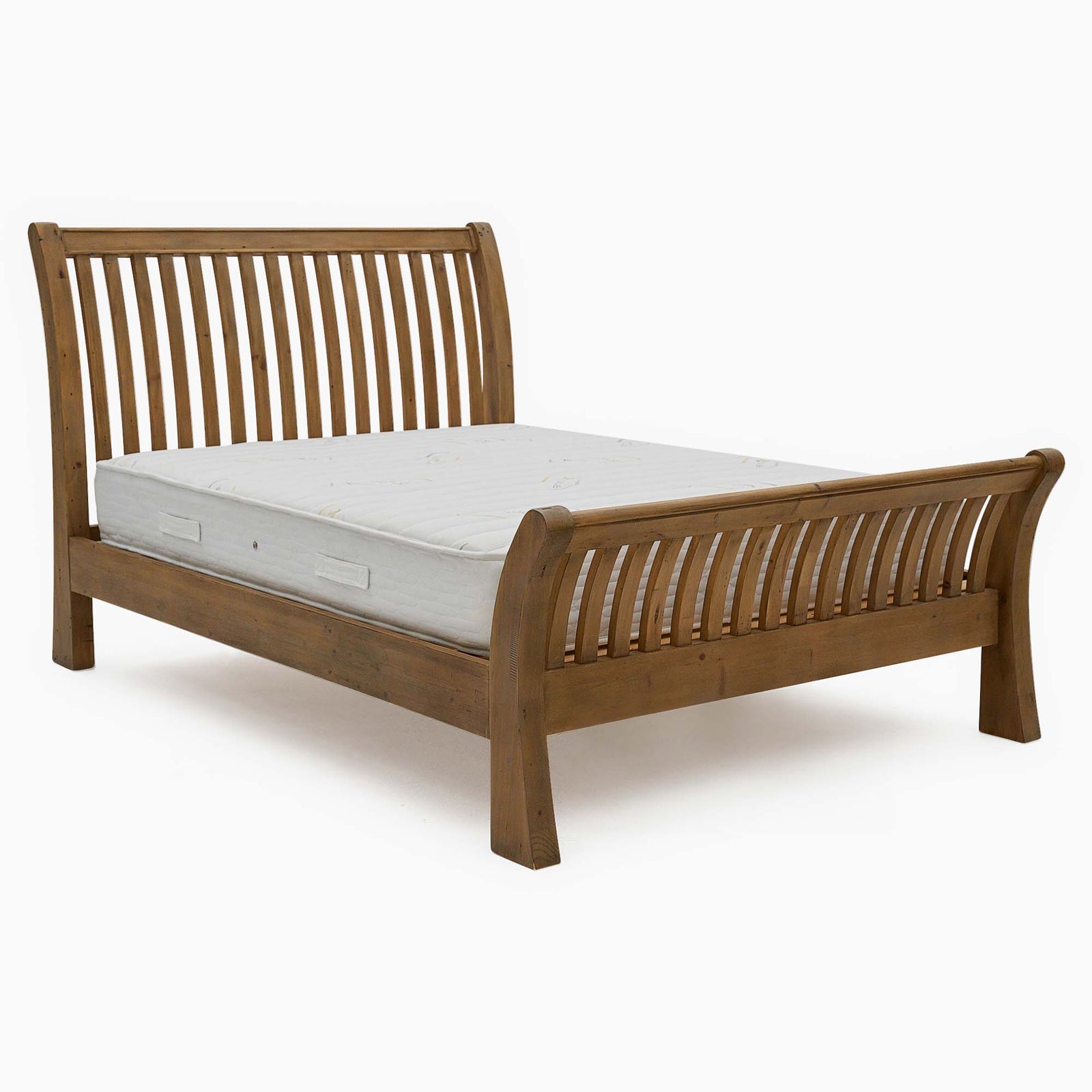 Lexington Bed - 6'0 Slatted Bedstead Sundried Wheat Sterling Home 1