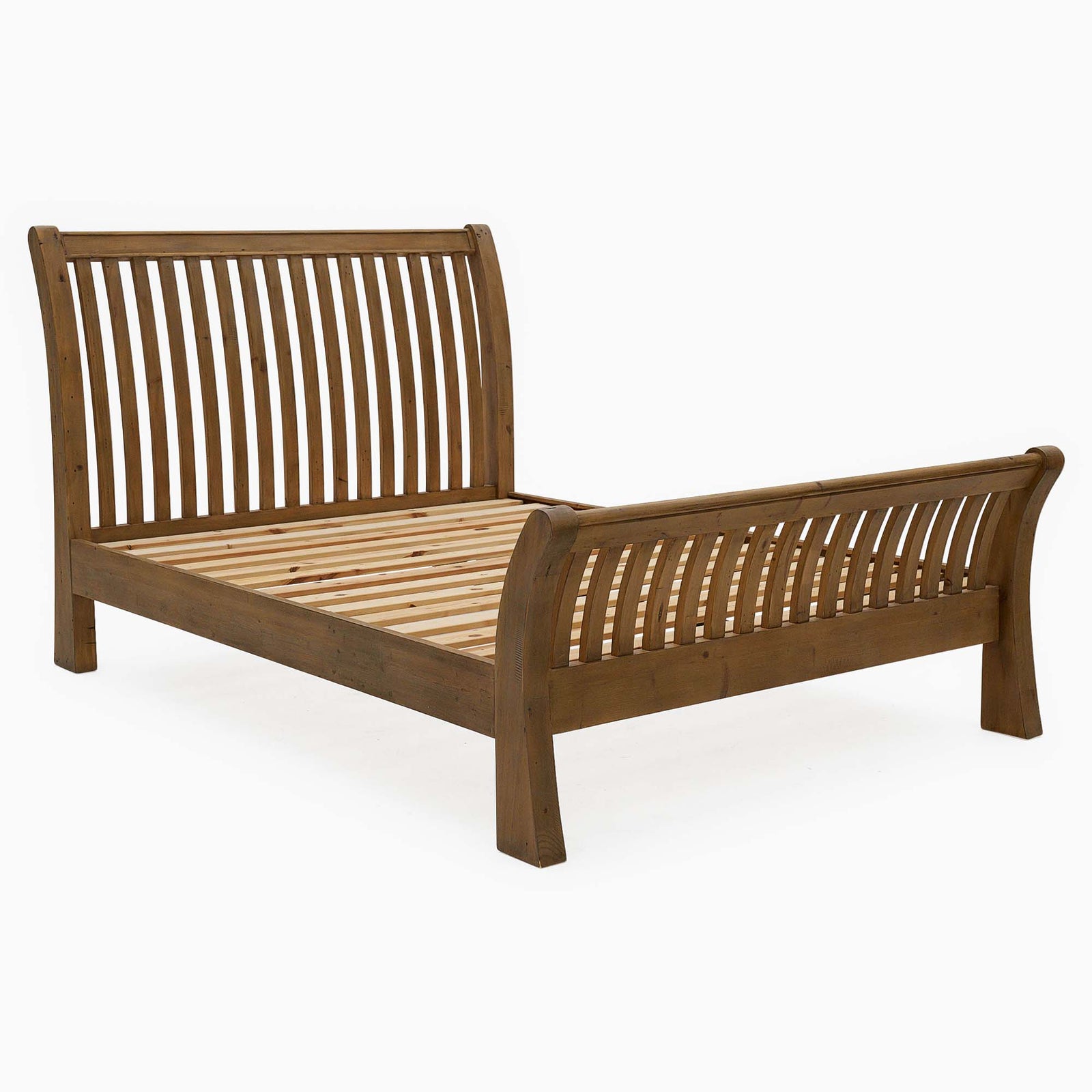 Lexington Bed - 6'0 Slatted Bedstead Sundried Wheat Sterling Home 7