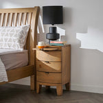 Lexington Bedside Cabinet - Bedside Chest Sundried Wheat Storage Sterling Home 2