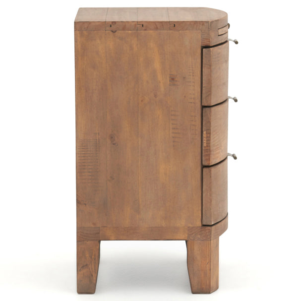 Lexington Bedside Cabinet - Bedside Chest Sundried Wheat Storage Sterling Home 6