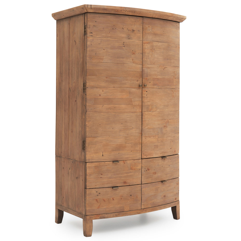 Lexington Double Wardrobe - Large Double Wardrobe Sundried Wheat Storage Sterling Home 4