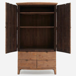 Lexington Double Wardrobe - Large Double Wardrobe Sundried Wheat Storage Sterling Home 6