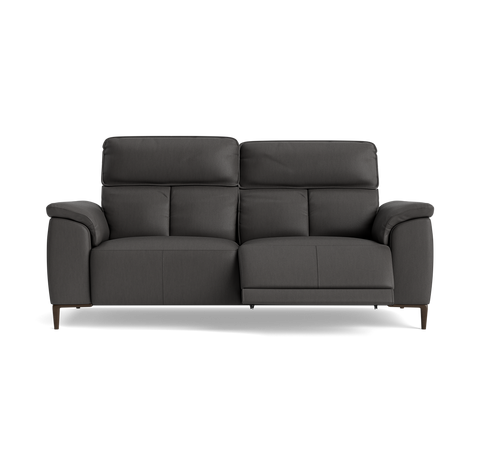 Loma 3 Seater Recliner Sofa - 2.5 Seater Sofa with 2 Power Recliners USB Cat 25F - Power Recliner with USB 3 Seater Sofas Sterling Home 6 NC-180E SLATE GREY