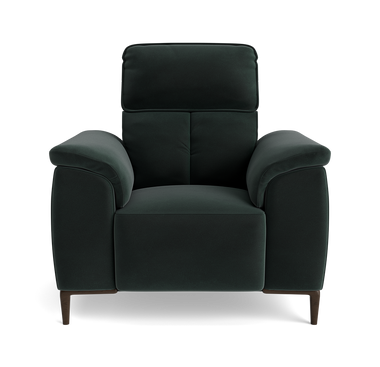 Loma Armchair - Armchair Fabric Sterling Home 2 FAB-MEG-21 CHARCOAL GREY